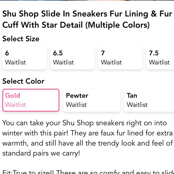 ShuShop fur lined slide shoes. Size 9 - Picture 3 of 9